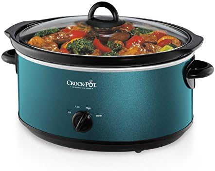 7 Quart Manual Slow Cooker – Turquoise - Curated Catalog N5