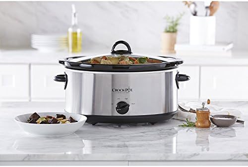 7 Quart Oval Manual Slow Cooker – Stainless Steel - Curated Catalog U8