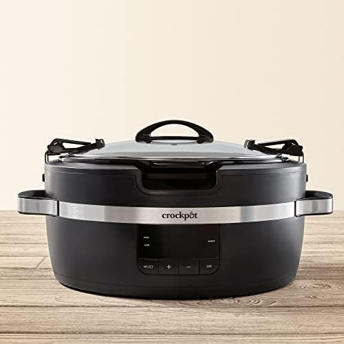 Thermoshield 6 Quart Slow Cooker with Carry Handles - Curated Catalog I4