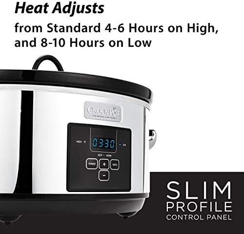 7 Quart Programmable Slow Cooker – Polished Platinum - Curated Catalog K6