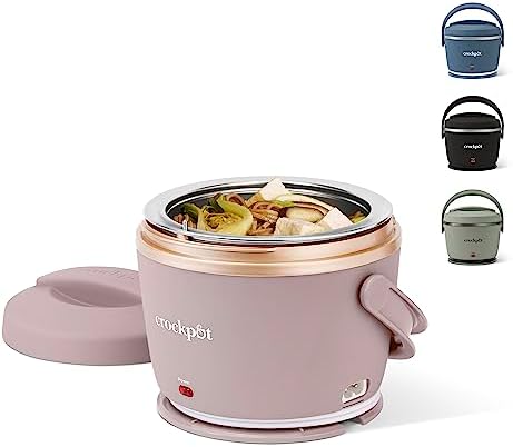 Electric Lunch Box Food Warmer 20oz – Blush Pink - Curated Catalog J5