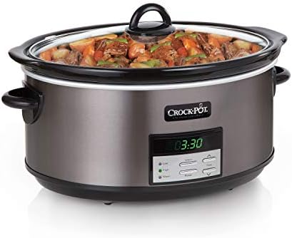 8 Quart Programmable Slow Cooker with Auto Warm - Curated Catalog N4