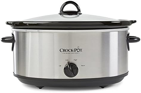 7 Quart Oval Manual Slow Cooker – Stainless Steel - Curated Catalog U8