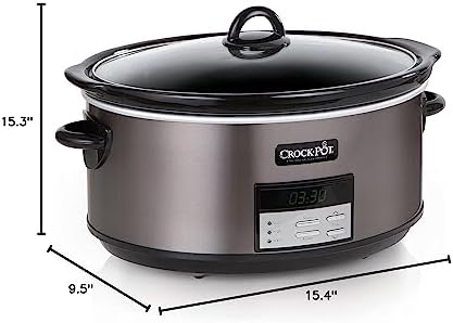 8 Quart Programmable Slow Cooker with Auto Warm - Curated Catalog N4