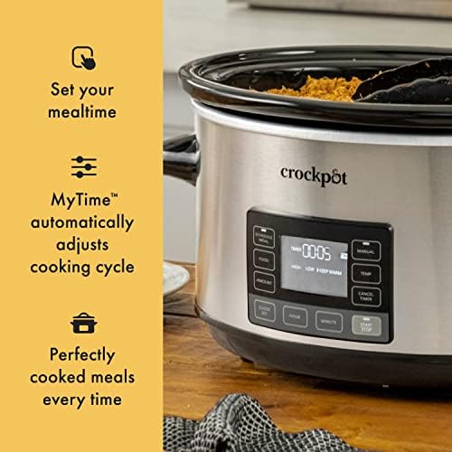 7 Quart Portable Programmable Slow Cooker with Timer - Curated Catalog O4