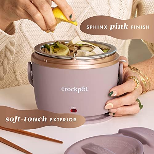 Electric Lunch Box Food Warmer 20oz – Blush Pink - Curated Catalog J5
