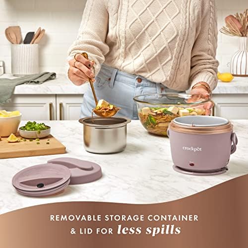 Electric Lunch Box Food Warmer 20oz – Blush Pink - Curated Catalog J5