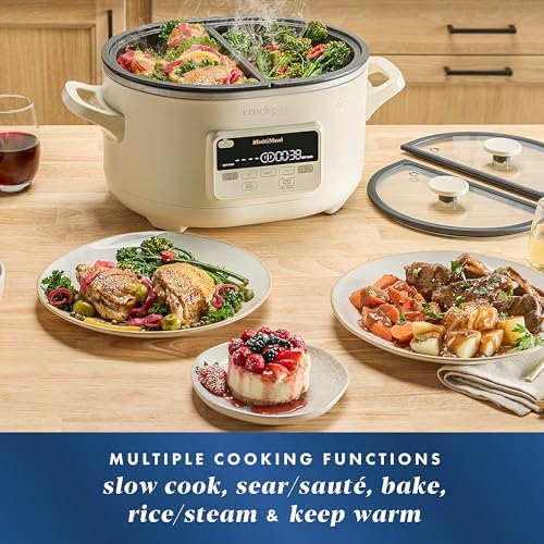 MultiMeal Multicooker with Programmable Slow Cooker - Curated Catalog Y1