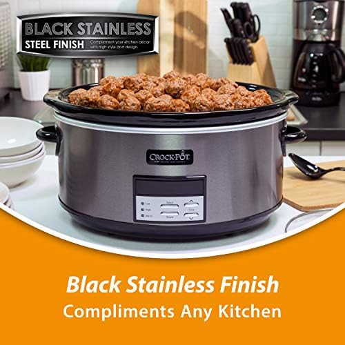 8 Quart Programmable Slow Cooker with Auto Warm - Curated Catalog N4