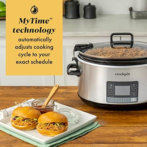 7 Quart Portable Programmable Slow Cooker with Timer - Curated Catalog O4
