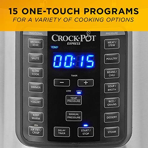 Express Crisp 8 Quart 10-in-1 Pressure Cooker - Curated Catalog I9