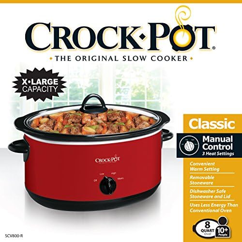 Express Crock 8 Quart Programmable Slow Cooker - Curated Catalog V6