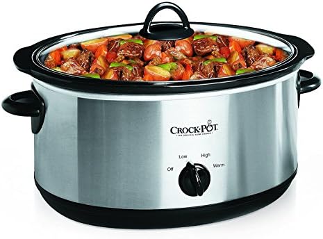 7 Quart Oval Manual Slow Cooker – Stainless Steel - Curated Catalog U8