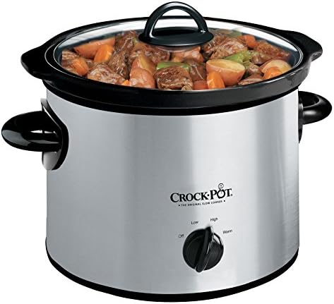 3 Quart Manual Slow Cooker – Silver - Curated Catalog Y6