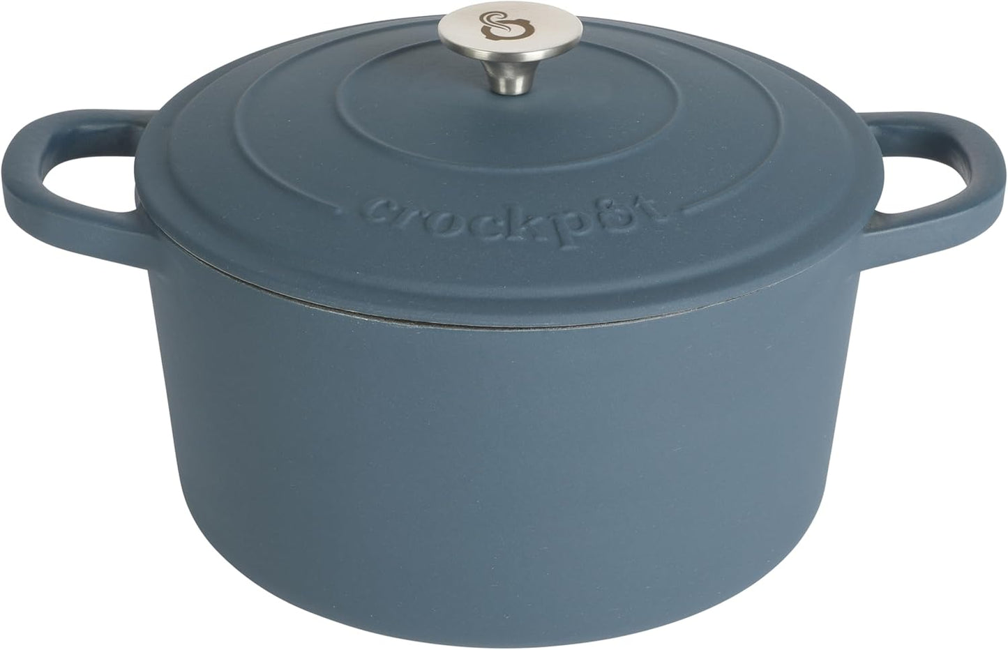 3 Quart Enameled Cast Iron Dutch Oven – Aqua - Curated Catalog Z4