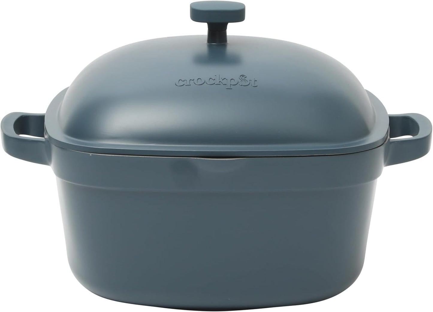 3 Quart Enameled Cast Iron Dutch Oven – Aqua - Curated Catalog Z4