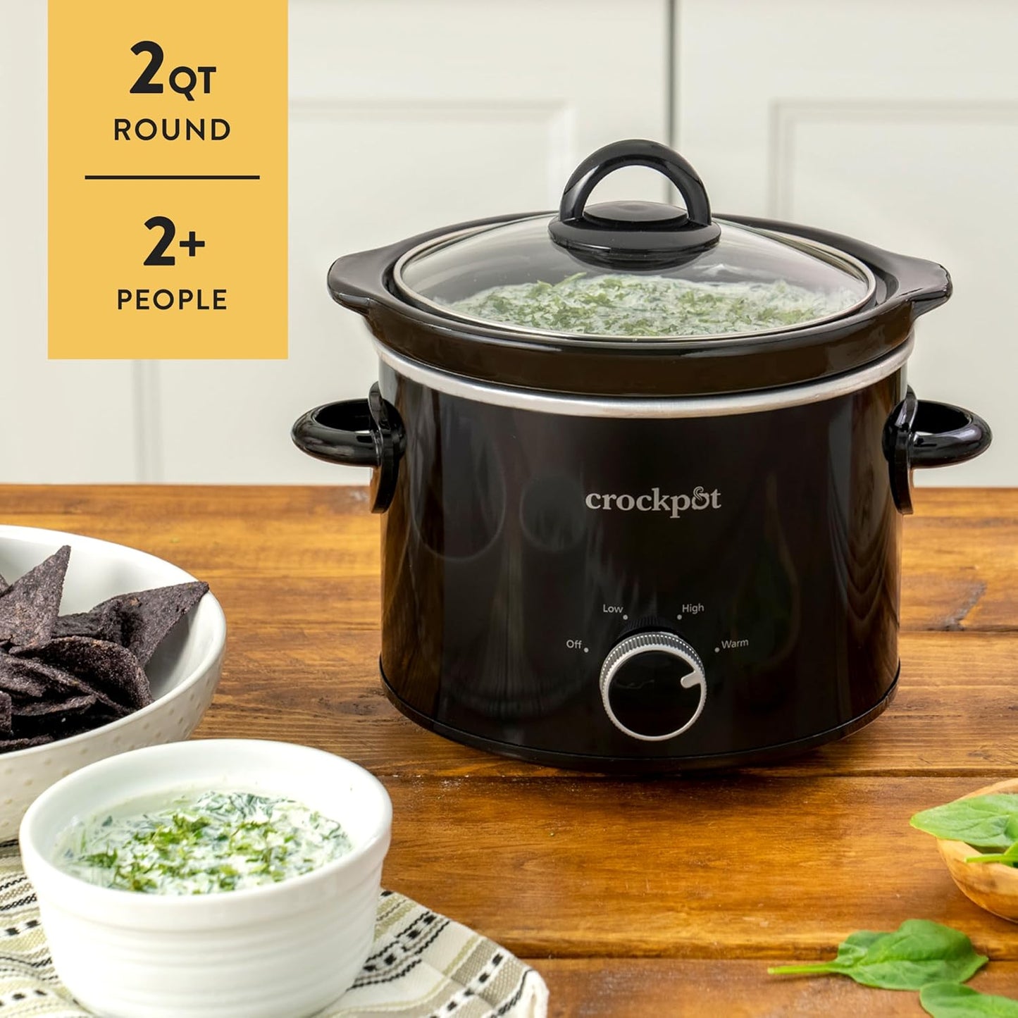 2 Quart Mini Slow Cooker – Classic Compact Cooker - Curated Catalog T2