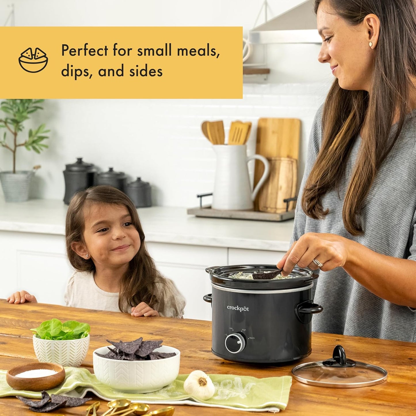 2 Quart Mini Slow Cooker – Classic Compact Cooker - Curated Catalog T2